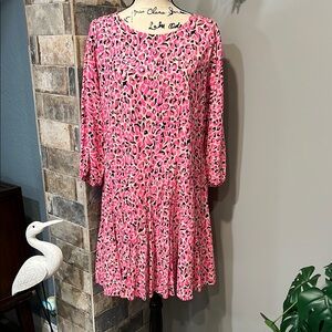 Lilly Pulitzer Pink Topaz My Favorite Spot Cynthia Swing Dress